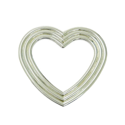 Tiffany & Co Silver Menard Heart Necklace Top 6.7g 925 Engraved 496219 Pendant