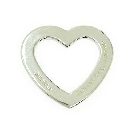 Tiffany & Co Silver Menard Heart Necklace Top 6.7g 925 Engraved 496219 Pendant