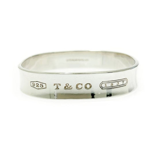 Tiffany & Co Tiffany & Co Silver 1837 Narrow Square Bangle 35.0g 925 Engraved