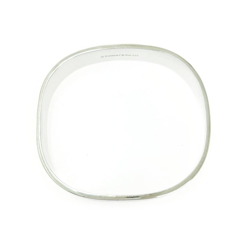 Tiffany & Co Tiffany & Co Silver 1837 Narrow Square Bangle 35.0g 925 Engraved