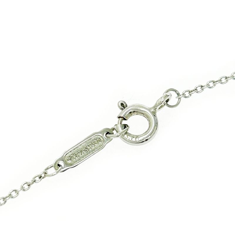 Tiffany & Co Tiffany & Co Silver Return to Mini Double Heart Necklace 2.9g 925