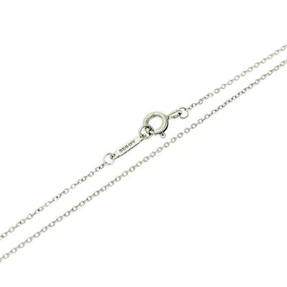 Tiffany & Co Tiffany & Co Silver Return to Mini Double Heart Necklace 2.9g 925