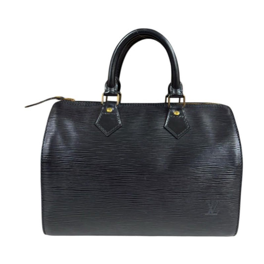 Louis Vuitton Speedy 25 Epi Handbag Epi Leather M43012 Black Women Louis