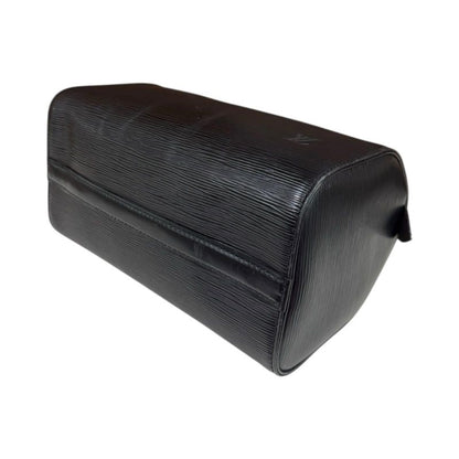 Louis Vuitton Speedy 25 Epi Handbag Epi Leather M43012 Black Women Louis