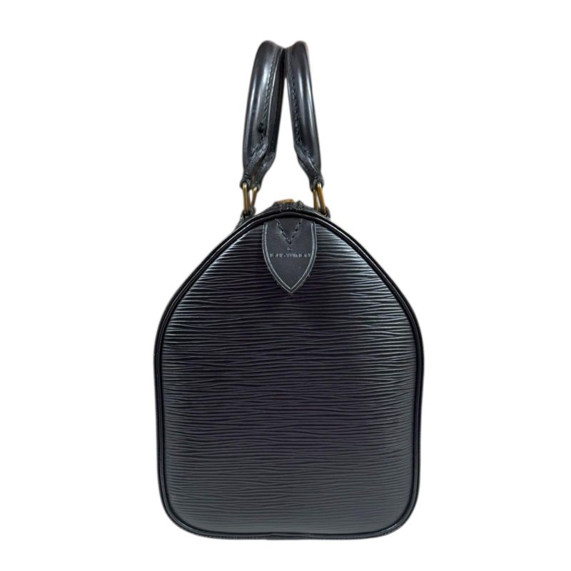 Louis Vuitton Speedy 25 Epi Handbag Epi Leather M43012 Black Women Louis