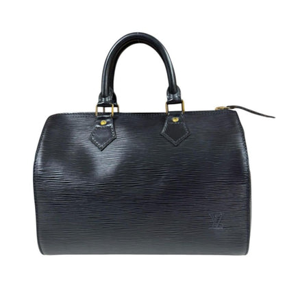 Louis Vuitton Speedy 25 Epi Handbag Epi Leather M43012 Black Women Louis
