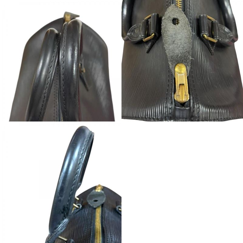 Louis Vuitton Speedy 25 Epi Handbag Epi Leather M43012 Black Women Louis