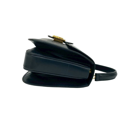 Celine Vintage Circle Logo Carriage Hardware Calf Leather