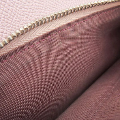 Bvlgari Bvlgari Long Wallet Bvlgari Leather Pink Silver Hardware Fold 30417 [box
