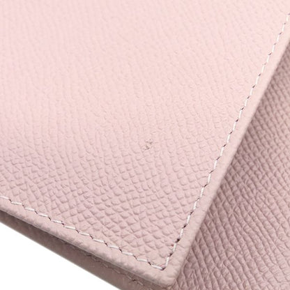 Bvlgari Bvlgari Long Wallet Bvlgari Leather Pink Silver Hardware Fold 30417 [box