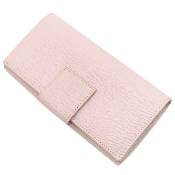 Bvlgari Bvlgari Long Wallet Bvlgari Leather Pink Silver Hardware Fold 30417 [box