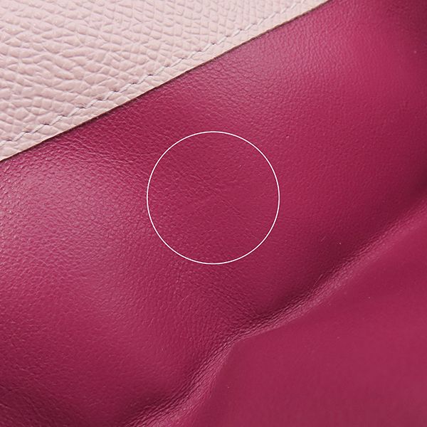 Bvlgari Bvlgari Long Wallet Bvlgari Leather Pink Silver Hardware Fold 30417 [box