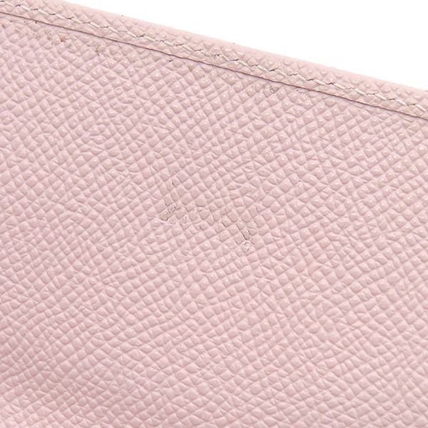 Bvlgari Bvlgari Long Wallet Bvlgari Leather Pink Silver Hardware Fold 30417 [box