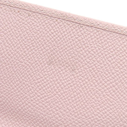 Bvlgari Bvlgari Long Wallet Bvlgari Leather Pink Silver Hardware Fold 30417 [box