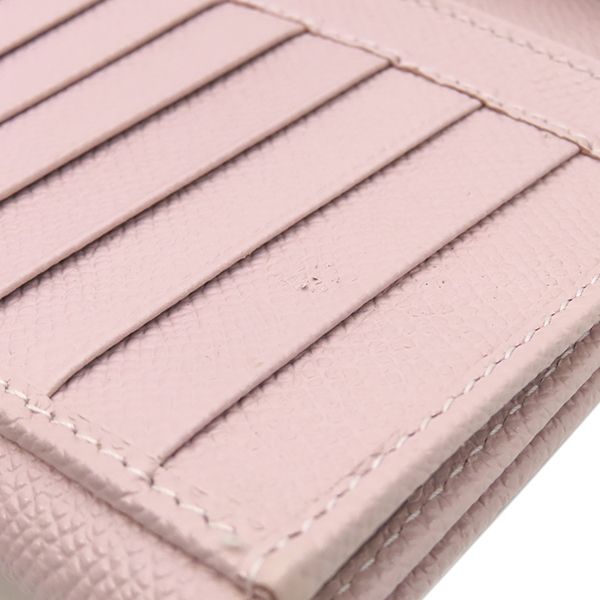 Bvlgari Bvlgari Long Wallet Bvlgari Leather Pink Silver Hardware Fold 30417 [box