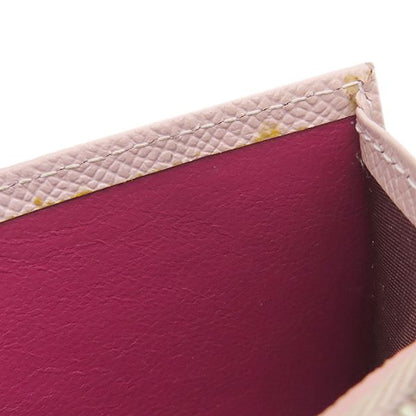 Bvlgari Bvlgari Long Wallet Bvlgari Leather Pink Silver Hardware Fold 30417 [box