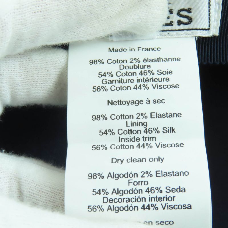 Hermes Vauban Cotton Blanc Casse Crew De Sel Casket Hat 57 Made In France Women