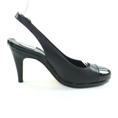 CHANEL G27744 Coco Mark Hardware Attached Patent Leather Use Suring Back