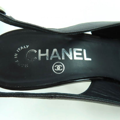 CHANEL G27744 Coco Mark Hardware Attached Patent Leather Use Suring Back