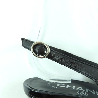 CHANEL G27744 Coco Mark Hardware Attached Patent Leather Use Suring Back