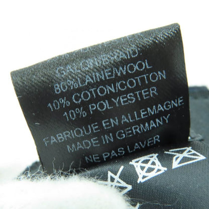 CHANEL 18A Wool Coco Parts Casket Hat Black White M With Box Ladies