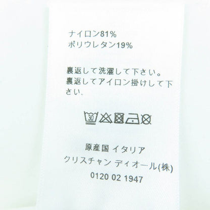 Christian DIOR 214p03am807 Oblique Pattern Leggings Pants White S Made In Italy