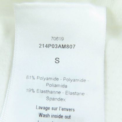 Christian DIOR 214p03am807 Oblique Pattern Leggings Pants White S Made In Italy