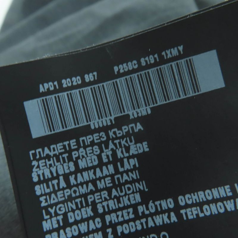 Prada 2020 P258c 100% Virgin Wool Cargo Pants Bottoms Gray 38 Authentic Women