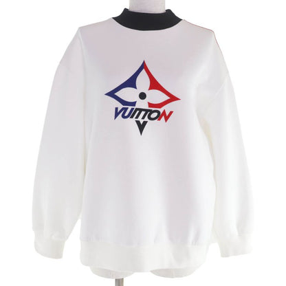 Louis Vuitton 24SS Cotton LV Snowflake Sweatshirt Top White S Made In Italy
