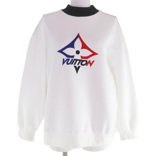 Louis Vuitton 24SS Cotton LV Snowflake Sweatshirt Top White S Made In Italy