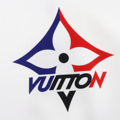 Louis Vuitton 24SS Cotton LV Snowflake Sweatshirt Top White S Made In Italy