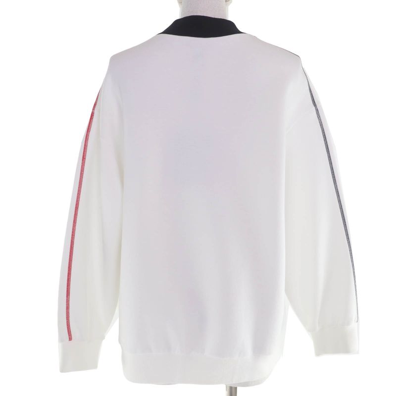 Louis Vuitton 24SS Cotton LV Snowflake Sweatshirt Top White S Made In Italy