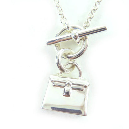 Hermes 2023 Ag925 Amulet Kelly Necklace Pendant Silver With Box Made In Italy