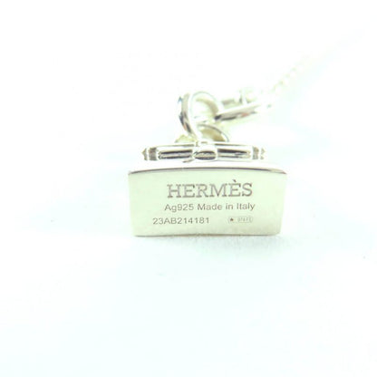 Hermes 2023 Ag925 Amulet Kelly Necklace Pendant Silver With Box Made In Italy