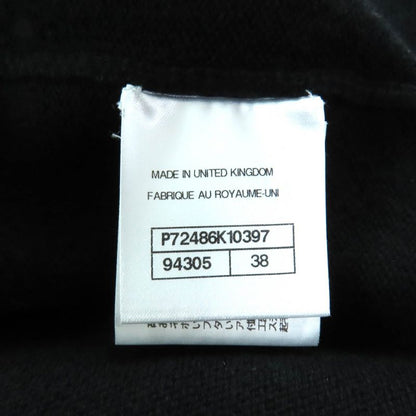 CHANEL P72486 100% Cashmere Front Open Long Sleeve Cardigan With Coco Mark