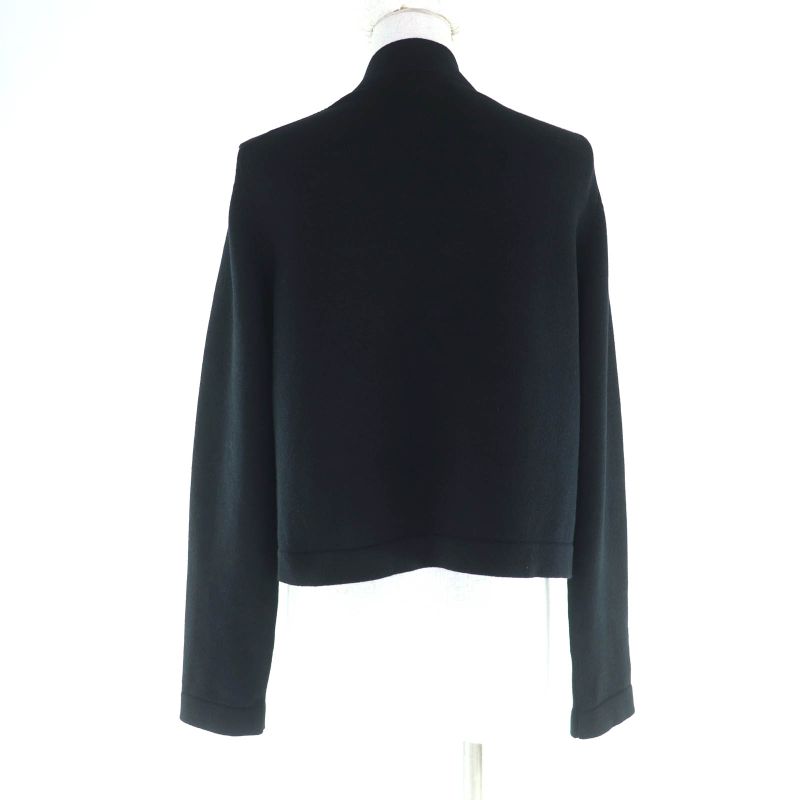 CHANEL P72486 100% Cashmere Front Open Long Sleeve Cardigan With Coco Mark