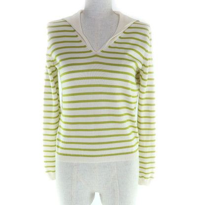 Christian DIOR 144s49am603 Silk-blend Logo Design Striped Long Sleeve Sailor