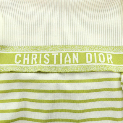 Christian DIOR 144s49am603 Silk-blend Logo Design Striped Long Sleeve Sailor