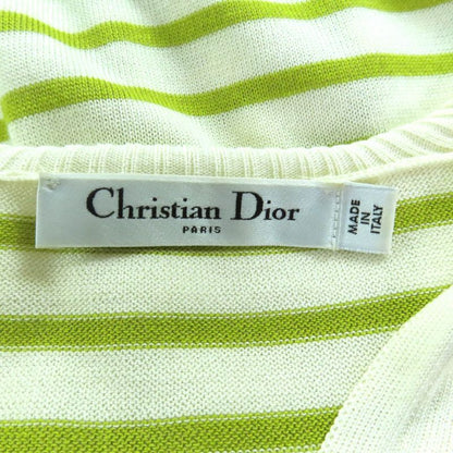 Christian DIOR 144s49am603 Silk-blend Logo Design Striped Long Sleeve Sailor