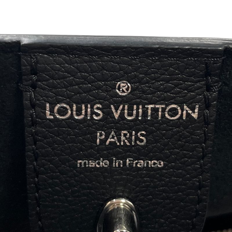 Louis Vuitton Tote Bag Taurillon Lock Me Turn Lock Tote Bag Silver Unisex M42291