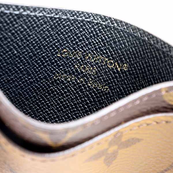 Louis Vuitton Card Case Holder Sample Business Monogram Reverse