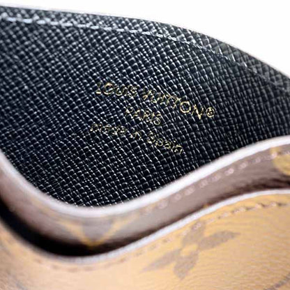 Louis Vuitton Card Case Holder Sample Business Monogram Reverse