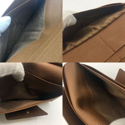 Bvlgari Tri-Fold Long Wallet in Camel