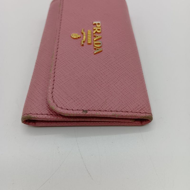 Prada Key Case Ipg2222 Pink Hardware 2 Pieces Miss Ing