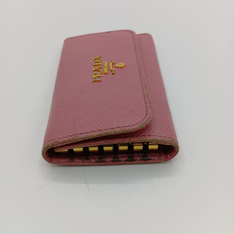 Prada Key Case Ipg2222 Pink Hardware 2 Pieces Miss Ing