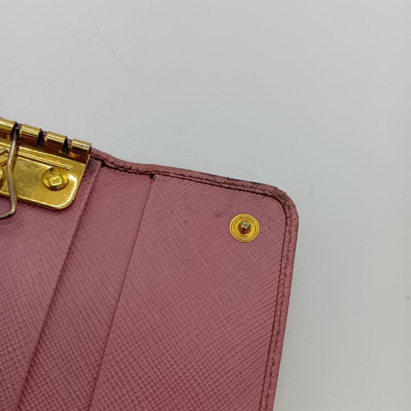 Prada Key Case Ipg2222 Pink Hardware 2 Pieces Miss Ing