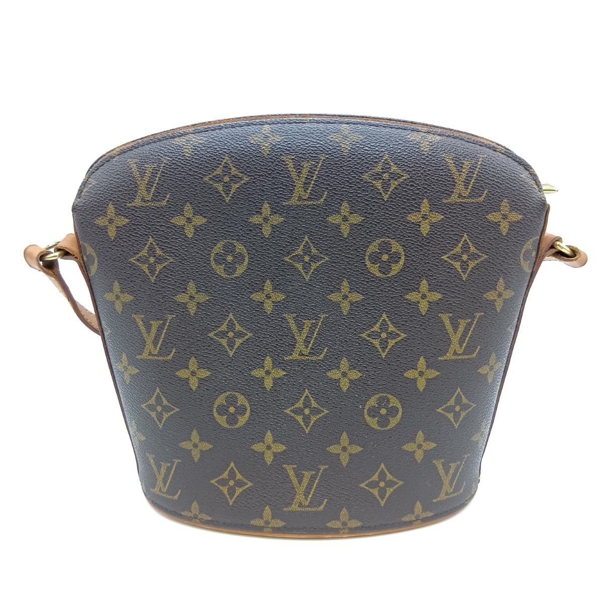 Louis Vuitton Monogram Drouot Shoulder Bag M51290 Brown