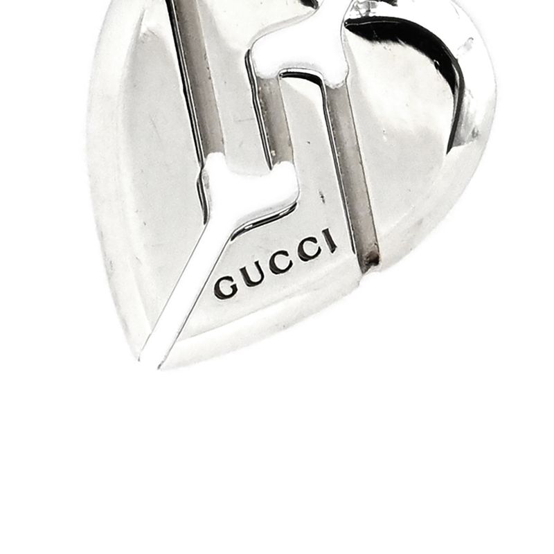 Gucci Necklace Heart Necklace Silver 925 Silver Ag925