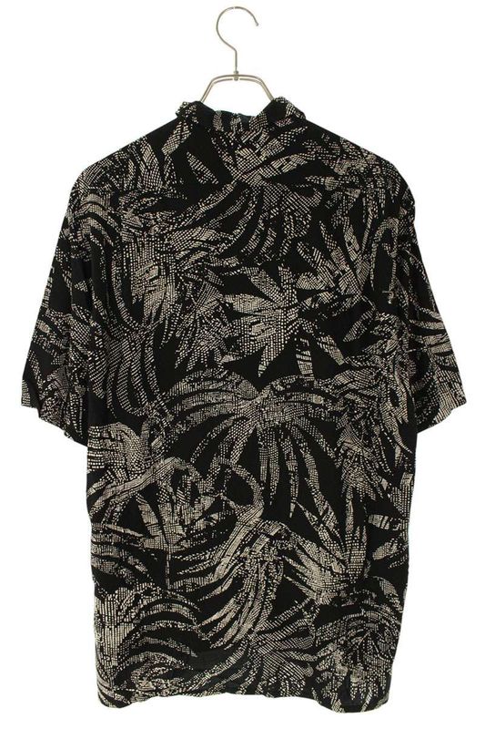 Saint Laurent Paris 21SS 531956 Y2c26 Palm Tree Print Rayon Short Sleeve Shirt