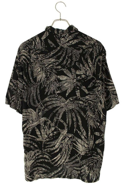 Saint Laurent Paris 21SS 531956 Y2c26 Palm Tree Print Rayon Short Sleeve Shirt